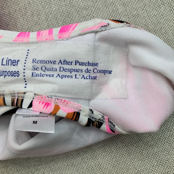 Salt + Cove Women's Tropic Time Knot-Front Front-Cutout Swimsuit Size M - Picture 5 of 10